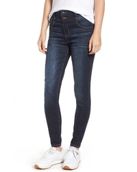 Tinsel Double Stacked Waistband High Waist Skinny Jeans