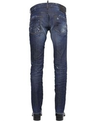 DSQUARED2 18cm Slim Fit Stitching Stretch Jeans