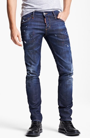 DSQUARED2 Paint Splattered Slim Fit Jeans, $495 | Nordstrom | Lookastic