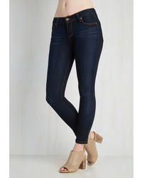 Eunina Incorporated Solid Sense Of Style Jeans In Dark Wash