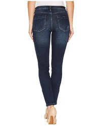 Blank NYC High Rise Destructed Skinny In Modern Vice Jeans
