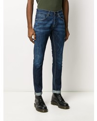Dondup High Rise Slim Fit Jeans