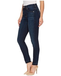 7 For All Mankind High Waist Ankle Skinny W Released Hem In Victoria Blue Jeans
