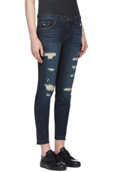 J Brand Indigo 9326 Cropped Skinny Jeans