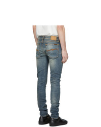 Nudie Jeans Indigo Skinny Lin Jeans