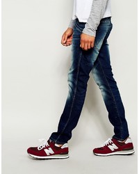 Wrangler Jeans Bryson Skinny Fit Distant Relation Stretch Dark Vintage