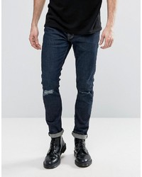 AllSaints Jeans In Skinny Fit With Knee Rips