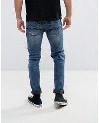 Religion Jeans In Super Skinny Stretch Fit With Open Hole Knee