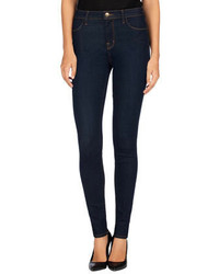 J Brand Jeans Maria High Rise Super Skinny Jeans After Dark