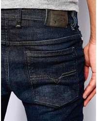 Diesel Jeans Sleenker 608d Stretch Skinny Fit Dark Indigo