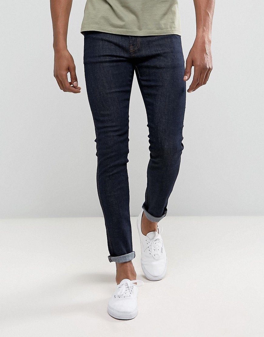 Dr. Denim Jeans Snap Skinny In Blue Raw, $33 | Asos | Lookastic