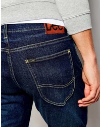 Lee Jeans Luke Skinny Fit Night Sky Blue Dark Wash | Where to buy & how ...