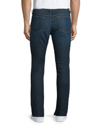Frame Lhomme Sierra Skinny Denim Jeans Dark Blue