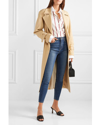 L'Agence Margot Cropped High Rise Skinny Jeans