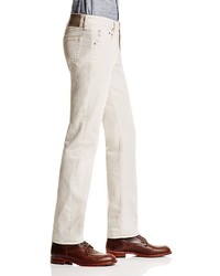 AG Jeans Matchbox Slim Fit Jeans In Bleached Sand 100%