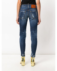 Dsquared2 Medium Waist Skinny Jeans