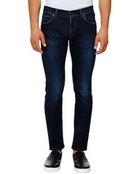 Dolce & Gabbana Medium Wash Stretch Denim Skinny Jeans Dark Blue