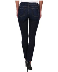 7 For All Mankind Mid Rise Ankle Skinny In Dark Royale Rinse