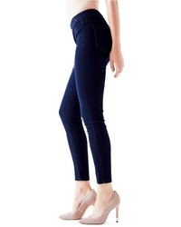 GUESS Mid Rise Push Up Jeggings In Dark Bootstrap Wash