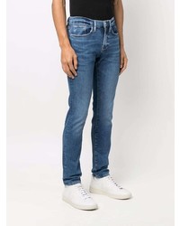 Frame Mid Rise Skinny Jeans