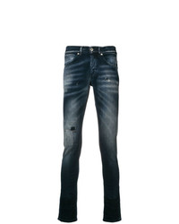 Dondup Mid Rise Stonewashed Skinny Jeans