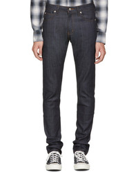 Naked And Famous Denim Blue Cashmere Super Skinny Guy Jeans