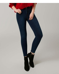 Navy Mineral Wash Skinny Jeans
