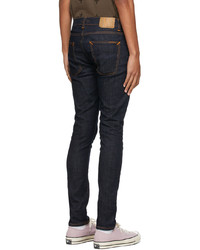 Nudie Jeans Navy Tight Terry Jeans