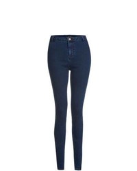 New Look 34in Navy Premium High Rise Skinny Disco Jeans