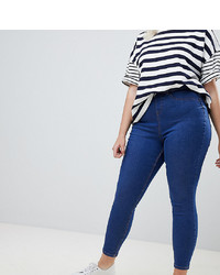 New Look Plus New Look Curve Skinny Jegging In Blue