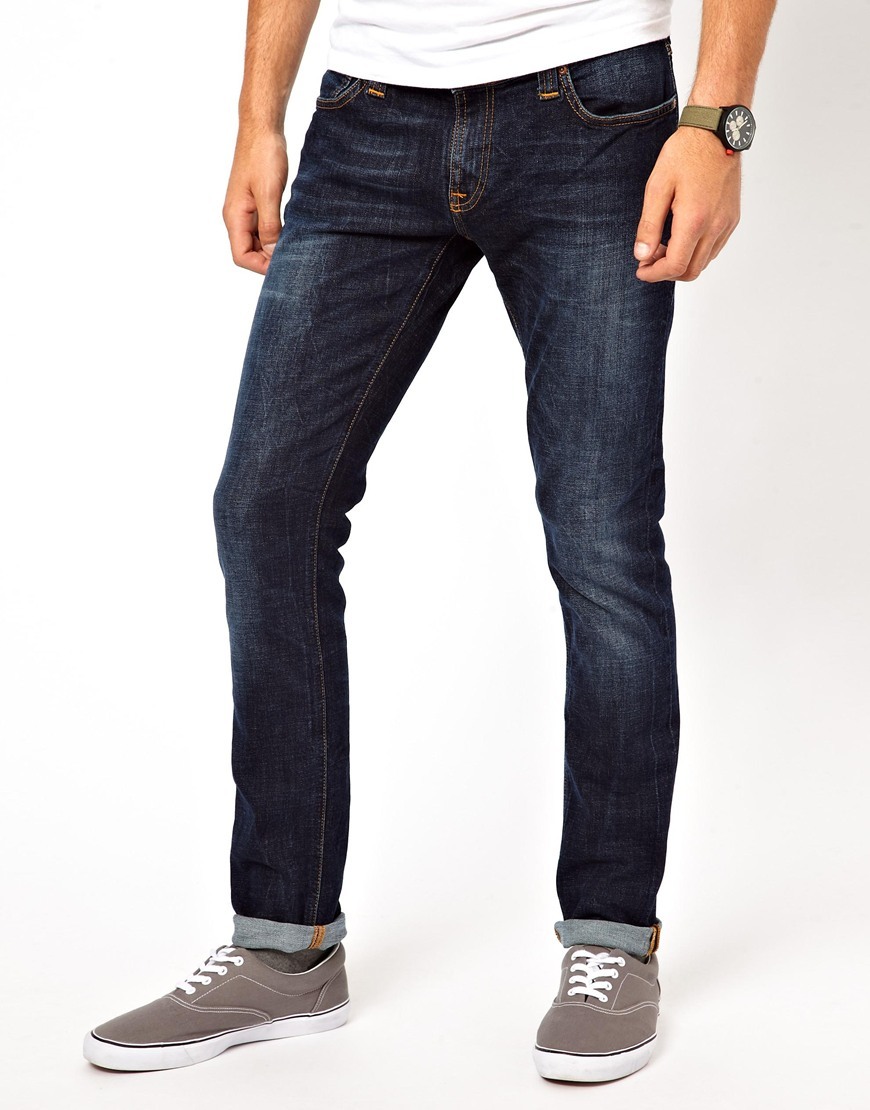 Nudie Jeans Tight Long John Skinny Fit Blue Iris Wash, $135 | Asos