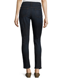 Eileen Fisher Organic Skinny Ankle Jeans Utility Blue