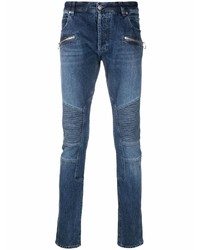 Balmain Panelled Skinny Jeans