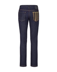 Fendi Patterned Pocket Slim Fit Jeans