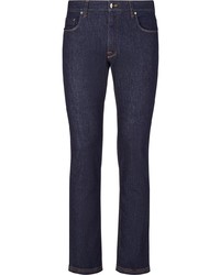 Fendi Patterned Pocket Slim Fit Jeans