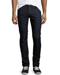 7 For All Mankind Paxtyn Clean Pocket Airweft Denim Skinny Jeans Commotion