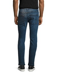 7 For All Mankind Paxtyn Skinny Jeans With Released Hem Blue