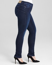 Marina Rinaldi Plus Iguana Skinny Jeans In Navy Blue