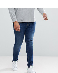 ASOS DESIGN Plus Super Skinny Jeans In Dark Wash