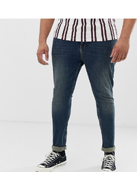 ASOS DESIGN Plus Super Skinny Jeans In Vintage Dark Wash