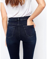 Asos Ridley Skinny Jeans In Laurel Dark Wash