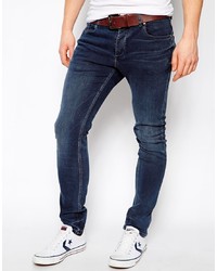 Selected Skinny Fit Jeans In Gray