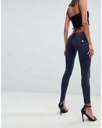 Freddy Shaping Effect Mid Rise Brushed Cotton Jegging