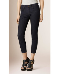 Burberry Skinny Fit Low Rise Cropped Jeans