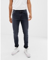 Cheap Monday Skinny Jeans In Dark Grey
