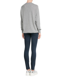Paige Skinny Jeans With Zippers
