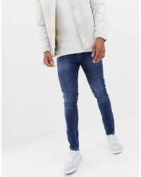 ONLY & SONS Skinny Washed Blue Jeans