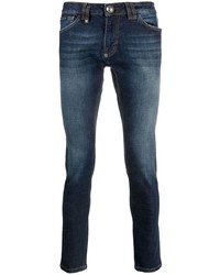 Philipp Plein Slim Cut Stonewashed Jeans