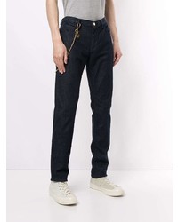Emporio Armani Slim Fit Chain Detail Jeans