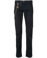 Emporio Armani Slim Fit Chain Detail Jeans